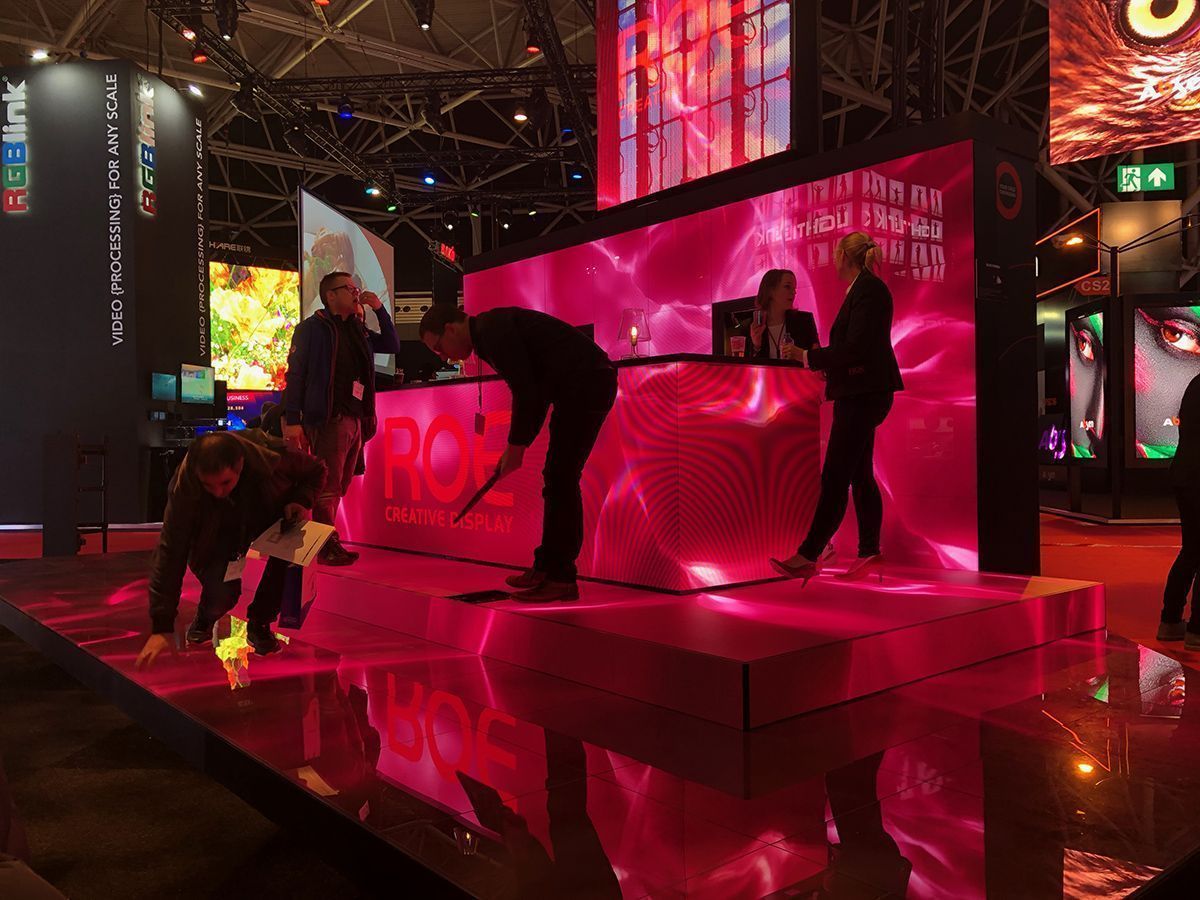 ROE Visual Experiences Brilliant Performance at ISE2019